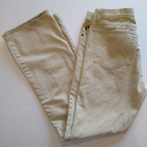Earl Jean Western Boot Cut 34x34 Cream Jeans